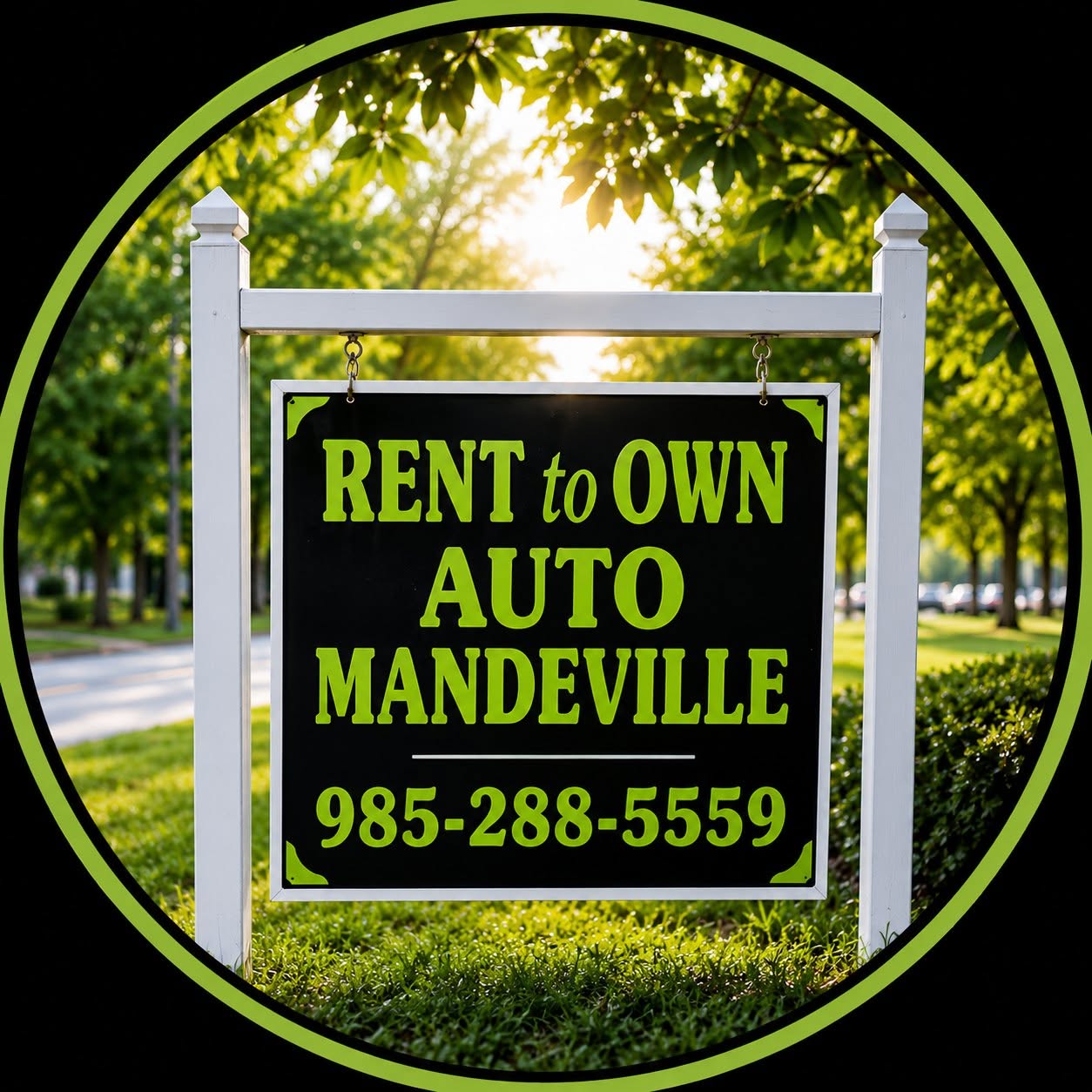 Rent to Own Auto Mandeville sign